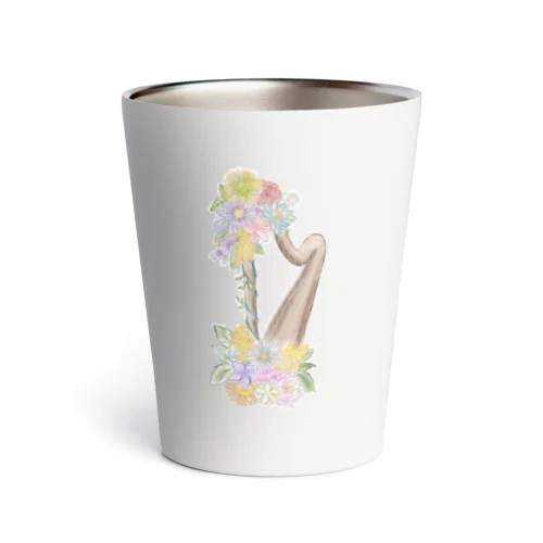 お花いっぱいハープ Thermo Tumbler