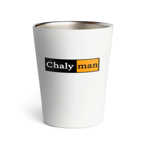 chaly man  シャリー　ボックスロゴ Thermo Tumbler