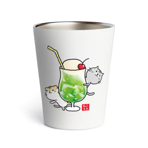 ねころぶ【メロンソーダ】 Thermo Tumbler