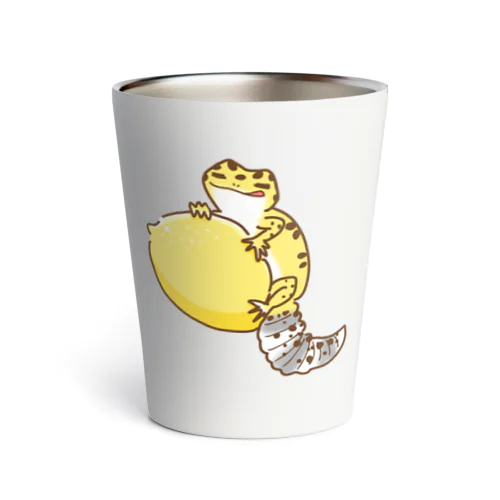 レオパとフルーツ Thermo Tumbler
