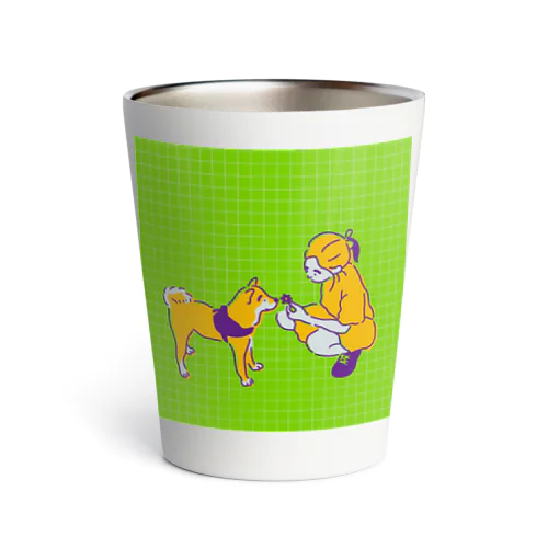 柴犬ポップライフ_4 Thermo Tumbler