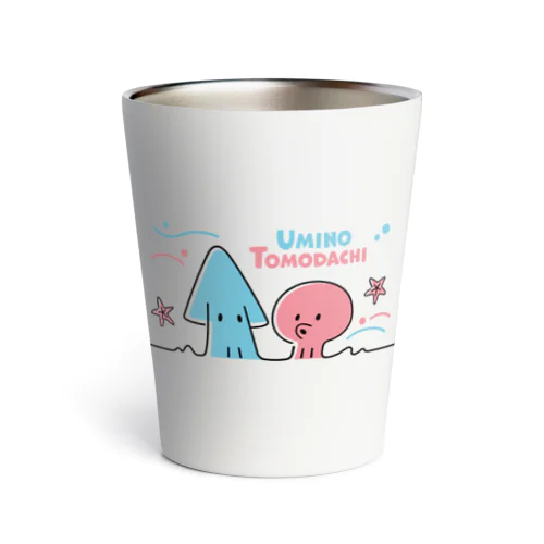 海の友達（イカとタコ） Thermo Tumbler