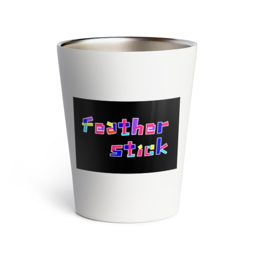 フェザースティック　文字ロゴ2段 Thermo Tumbler