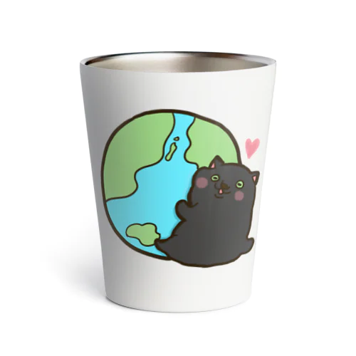 エコな黒猫くろやん Thermo Tumbler