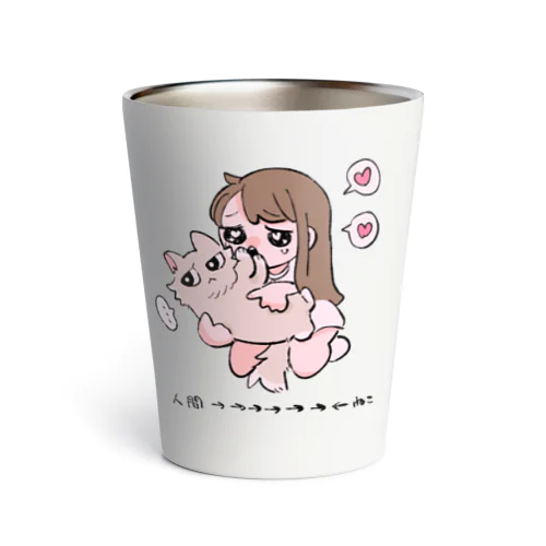 きょぜつねこ Thermo Tumbler