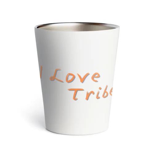 I LOVE Tribe　文字色 Thermo Tumbler