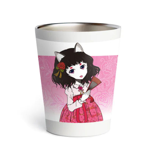 Rose-design（扇子閉じVer.） Thermo Tumbler