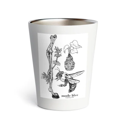 Kumanbachi , Bone of house & Spring plants Thermo Tumbler