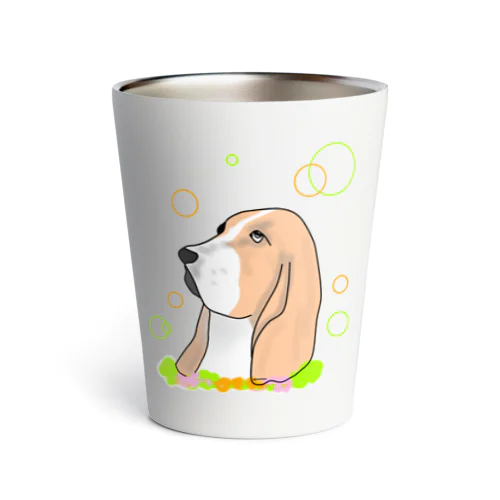 バセットハウンド癒し犬 Thermo Tumbler