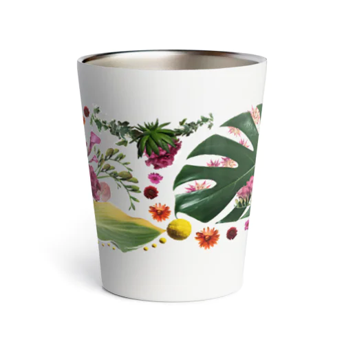 flowers  Thermo Tumbler