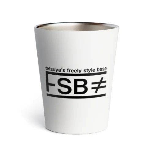 【tetsuya's freele style base】ロゴ　サーモタンブラー Thermo Tumbler