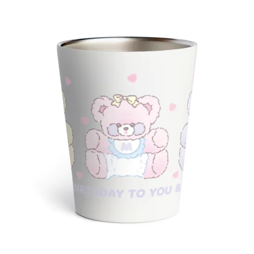 PUFF・PUFF・PARTY! / BEAR SISTERS 柄（サーモタンブラー用） Thermo Tumbler