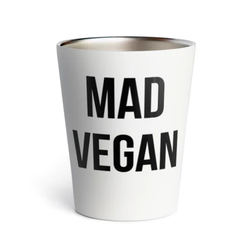 mad vegan（黒文字） サーモタンブラー
