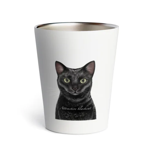 魅力的な黒猫〜Attractive black cat〜 Thermo Tumbler