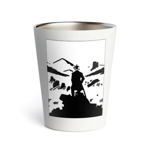 カスパー・ダーヴィト・フリードリヒ『雲海の上の旅人』（うんかいのうえのたびびと、英: Wanderer above the Sea of Fog） Thermo Tumbler