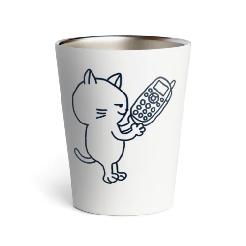 ガラケー猫 Thermo Tumbler