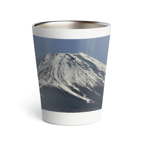 冠雪した富士山 Thermo Tumbler