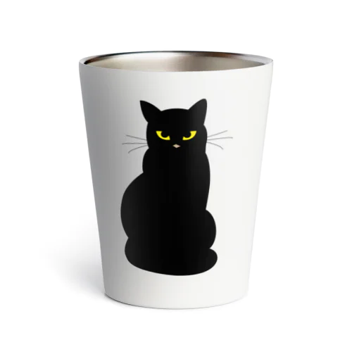 黒猫 Thermo Tumbler