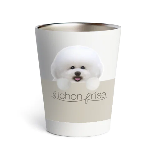 ビションフリーゼ　bichon frise  Thermo Tumbler