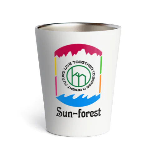 虹色sun-forest Thermo Tumbler