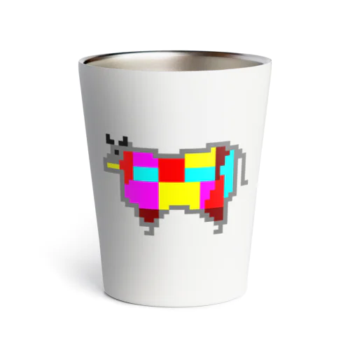 牛肉 部位 ドット絵 Thermo Tumbler