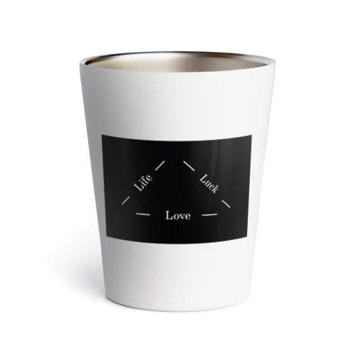 LIFE·LUCK·LOVE Thermo Tumbler