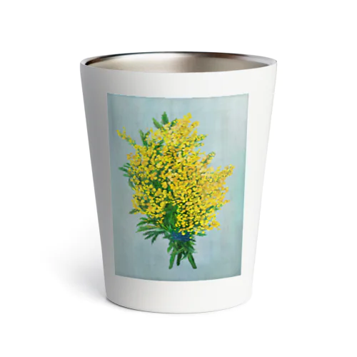 ミモザの花束 Thermo Tumbler