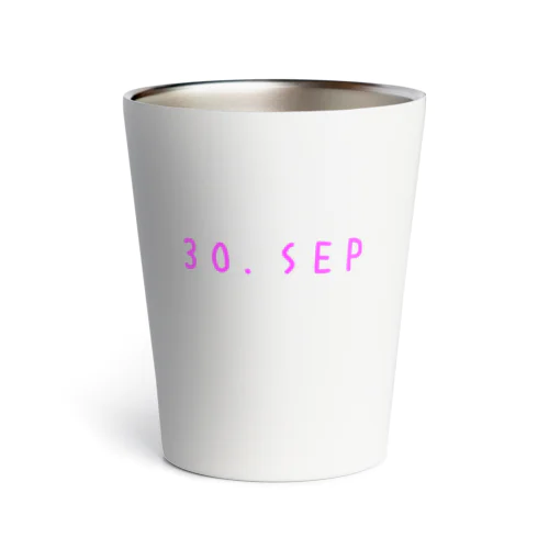 バースデー［30.SEP］ピンク Thermo Tumbler