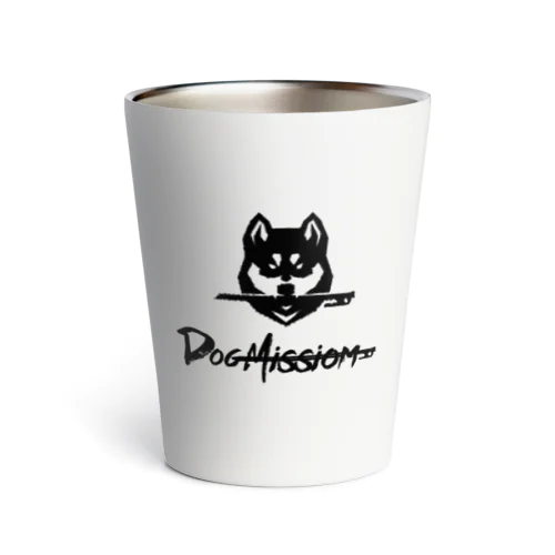 DOGMISSION™グラフィカルロゴタイプB Thermo Tumbler