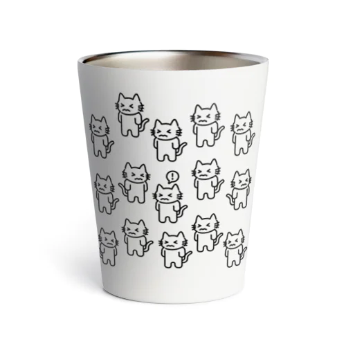 ねこだらけ Thermo Tumbler