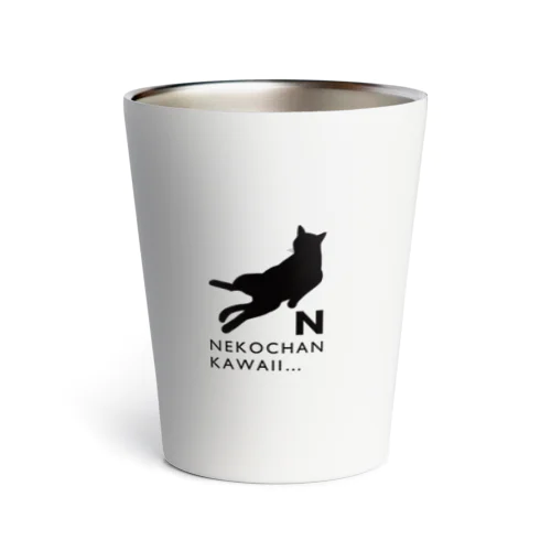 NEKOCHAN KAWAII…(黒) Thermo Tumbler