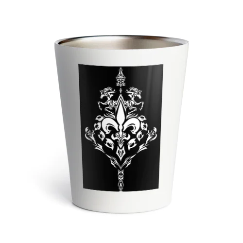 fuego fleur de lys Thermo Tumbler