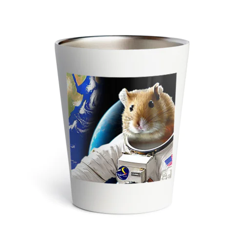 宇宙飛行士ハムスター『ロボ玉』🐹 Thermo Tumbler