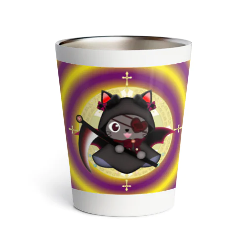 デスにゃん (little dark cat) Thermo Tumbler