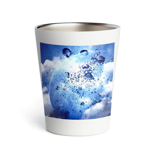 宇宙アート･水の惑星 Thermo Tumbler