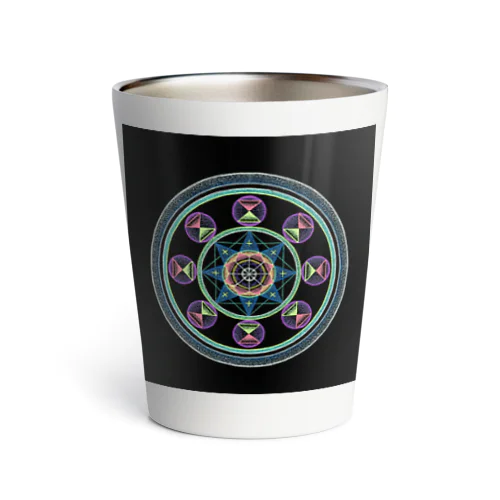 Mandala#1(四角) Thermo Tumbler