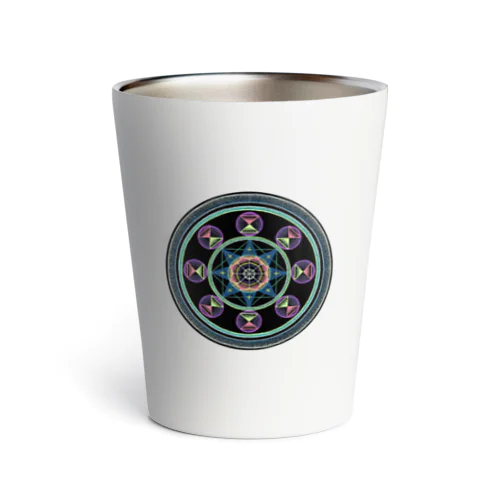 Mandala#1(丸) Thermo Tumbler