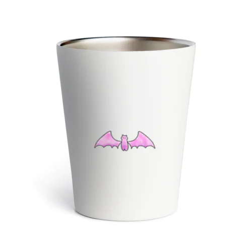 コウモリくん（ぴんく） Thermo Tumbler