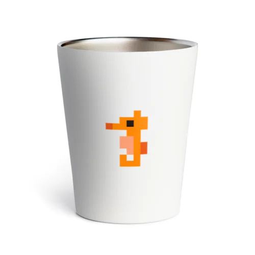 粗ドット絵・タツノオトシゴくん Thermo Tumbler