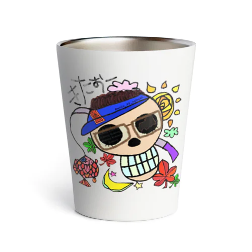 きたおー海賊旗×happy art★〈きたおーｻﾝ専用〉 Thermo Tumbler