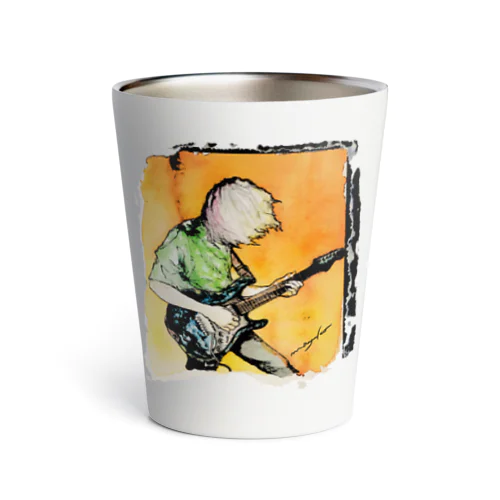 Guitarist -blue- Thermo Tumbler