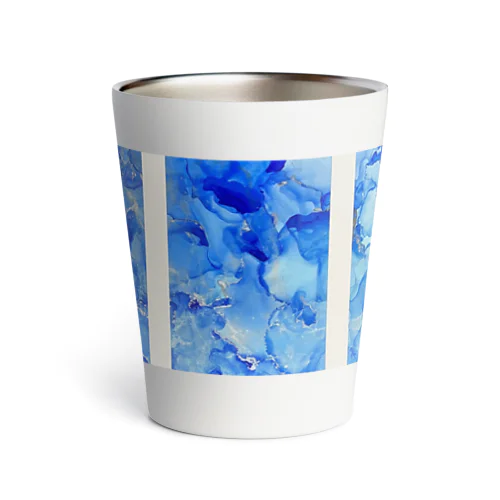 アルコールインクアート　アオ2 Thermo Tumbler