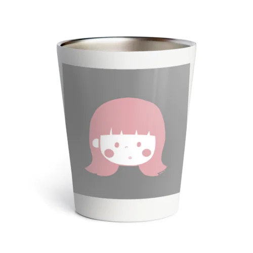 もこ(グレー) Thermo Tumbler