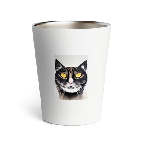 怖い黒猫 Thermo Tumbler