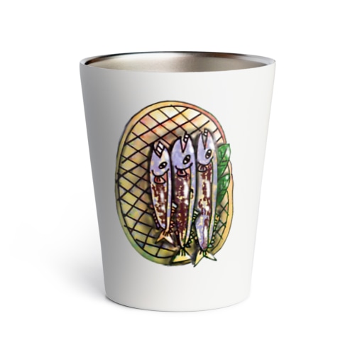ピカッチ雪国♪サンマくん Thermo Tumbler