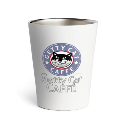 ネコのゲッティ🐈‍⬛/Getty Cat Caffe Thermo Tumbler