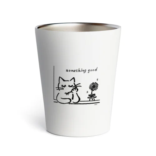 まつげを増量した猫 Thermo Tumbler