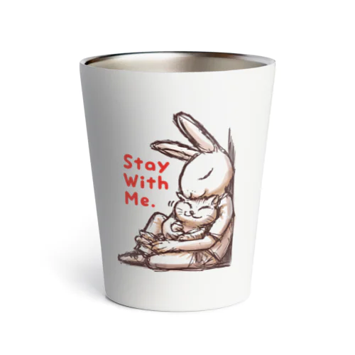 うさぎとねこ　Stay With Me Thermo Tumbler