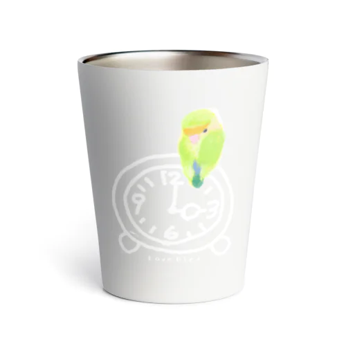 ３時のコザクラインコ Thermo Tumbler