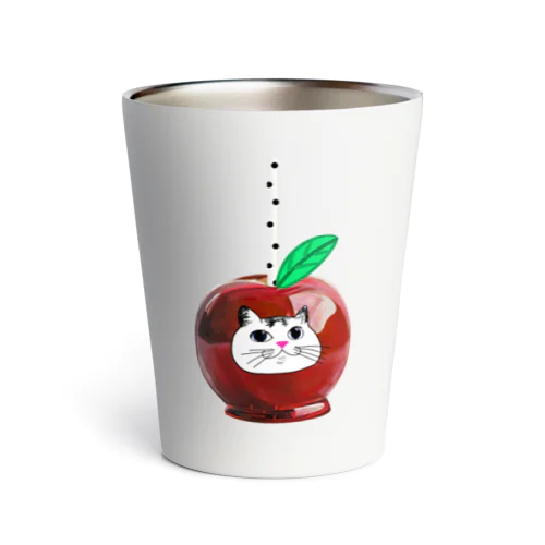 モチ猫ちゃんりんご飴 Thermo Tumbler